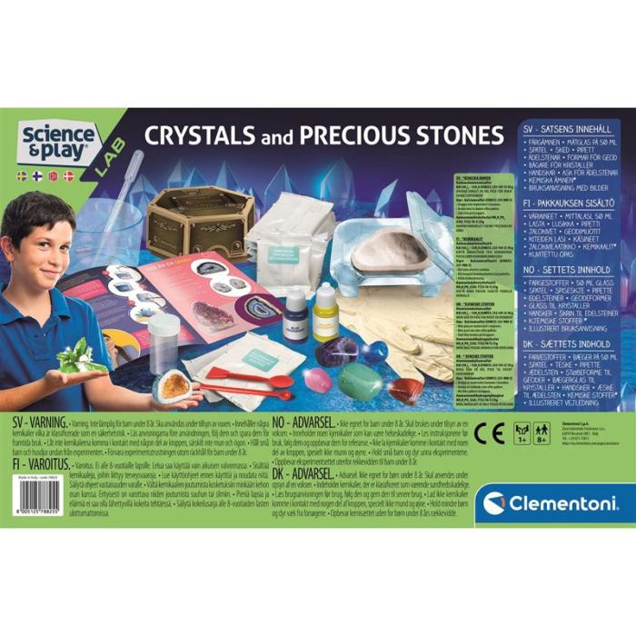 CLEMENTONI - CLEMENTONI Giant Crystals & Precious Stones (Nordic)