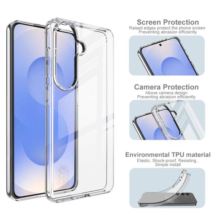 Imak - Imak Mobilskal för Samsung Galaxy S26 Plus Mjuk TPU - Transparent