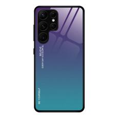 OEM - Mobilskal f&ouml;r Samsung Galaxy S26 Ultra Gradient Tempererat Glas + TPU - Lila
