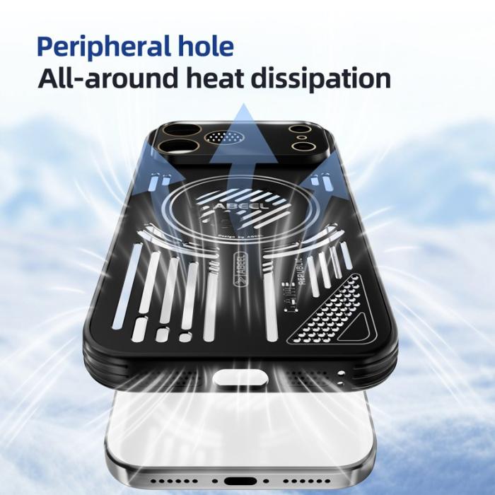 ABEEL - ABEEL Mobilskal till iPhone 17 Pro Aluminium + PC + TPU - Grå