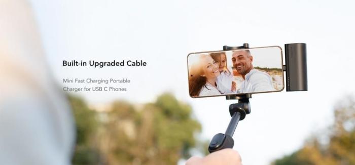 Veger - Veger Powerbank 5.000mah Type-C - Svart