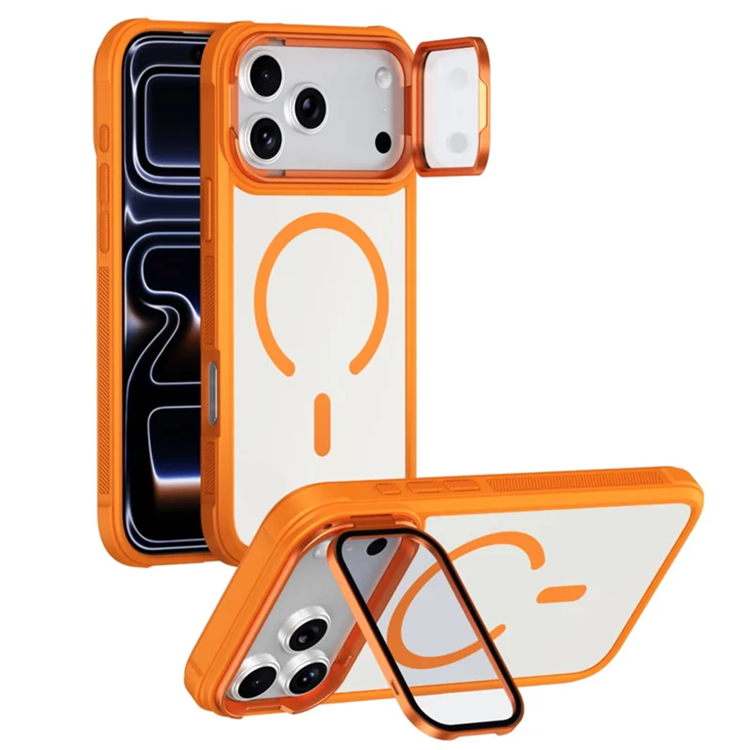 iPhone 17 Pro Max Mobilskal Magsafe med Linsskyddsstöd - Orange (Orange) | 2353 | AlltMobil