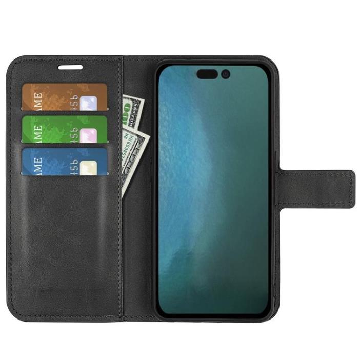 OEM - Flip Folio iPhone 14 Pro Max Plånboksfodral - Svart