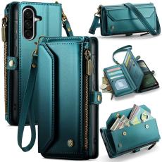 Caseme - CASEME Pl&aring;nboksfodral Konstl&auml;der f&ouml;r Samsung Galaxy A56 5G - Gr&ouml;n