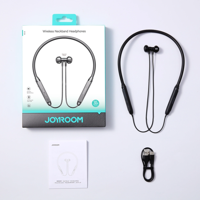 Joyroom - Joyroom JR-D8 In-Ear Bluetooth Trådlösa Hörlurar med Pannband - Svart