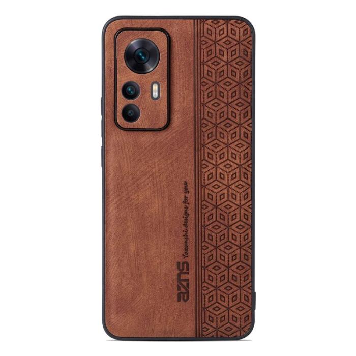 AZNS - AZNS Xiaomi 12T 5G Fodral Anti-scratch KonstLäder - Brun