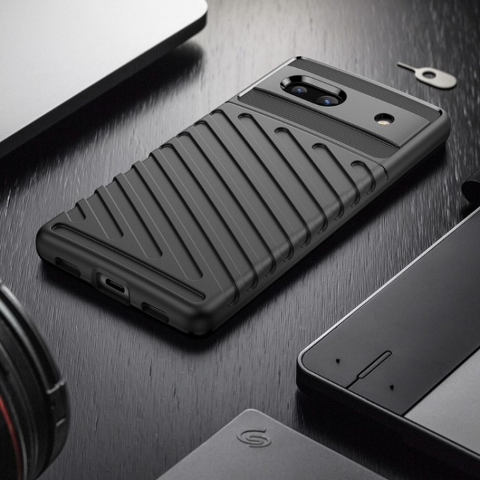 A-One Brand - Google Pixel 7a Mobilskal Thunder TPU - Svart