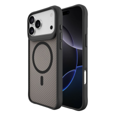 A-One Brand - iPhone 17 Pro Max Mobilskal MagSafe Carbon Fiber Texture - Svart