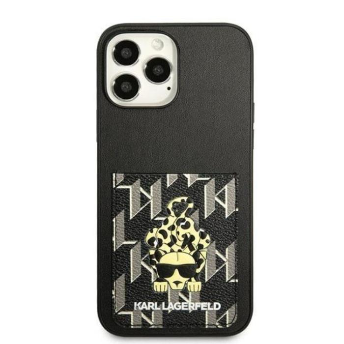 KARL LAGERFELD - Karl Lagerfeld iPhone 13 Pro Max Mobilskal Korthållare Karlimals