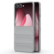 A-One Brand - Galaxy Z Flip 7 Mobilskal Anti-Drop TPU Rugged - Ljusgrå