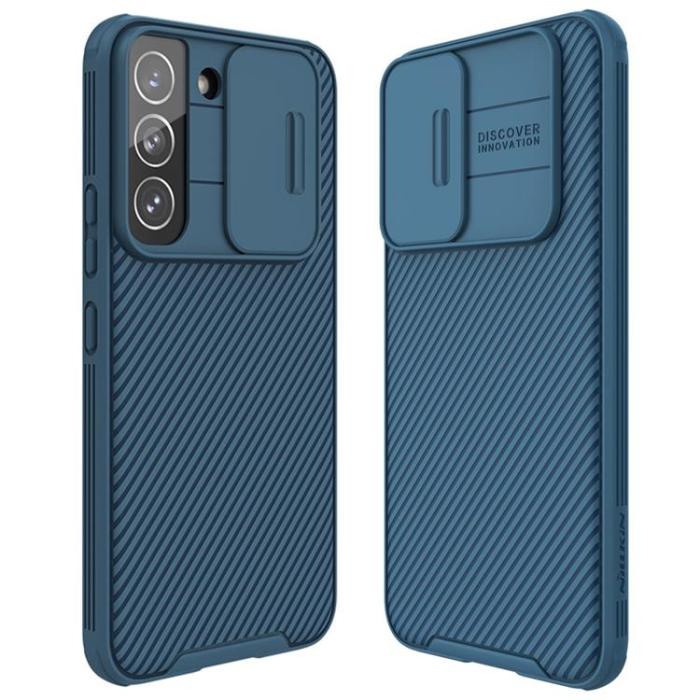 Nillkin - Nillkin Camshield Skal Galaxy S22 5G - Blå