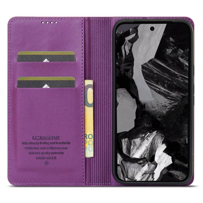 LC.imeeke - LC.IMEEKE L1 Series Google Pixel 8a Plånboksfodral Konstläder - Lila