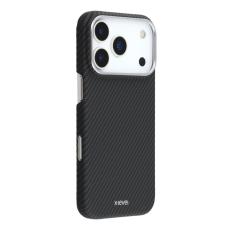 X-Level - X-LEVEL Mobilskal till iPhone 17 Pro Kolfiber Textur H&aring;rd PC Svart