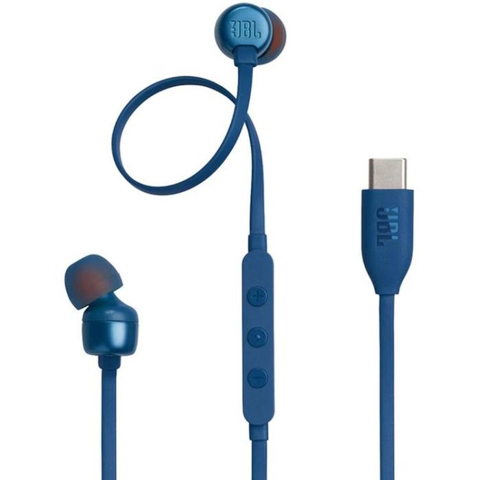 JBL - JBL In-Ear Hörlurar Trådbundna USB-C Tune 310C - Blå