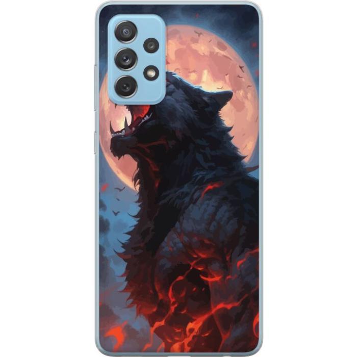 iSecrets - Mobilskal till Samsung Galaxy A52 5G med Ylande varg