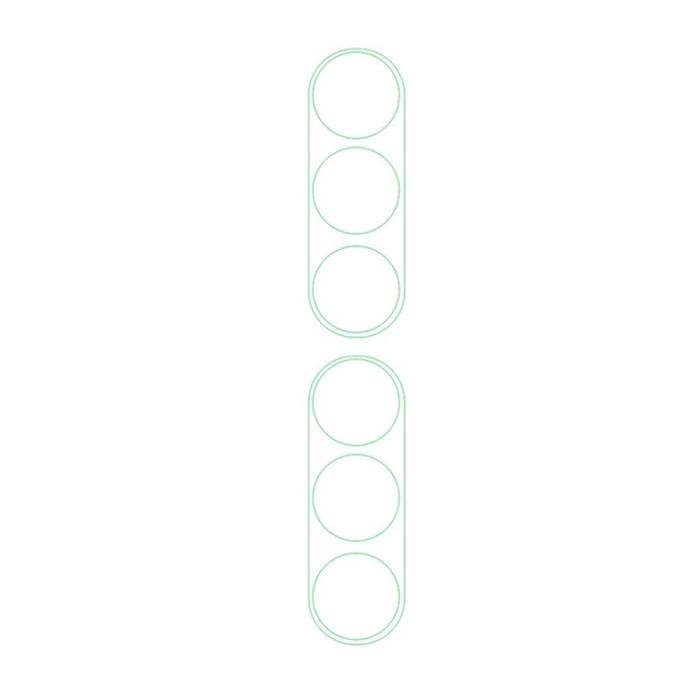 OEM - [2-PACK] Galaxy Z Flold 5 Kameralinsskydd i Härdat glas - Clear