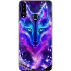 iSecrets - Mobilskal till Samsung Galaxy A20s med Neon Varg