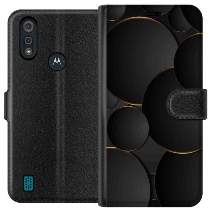 iSecrets - Plånboksfodral till Motorola Moto E6i med Lyxig Cirklar