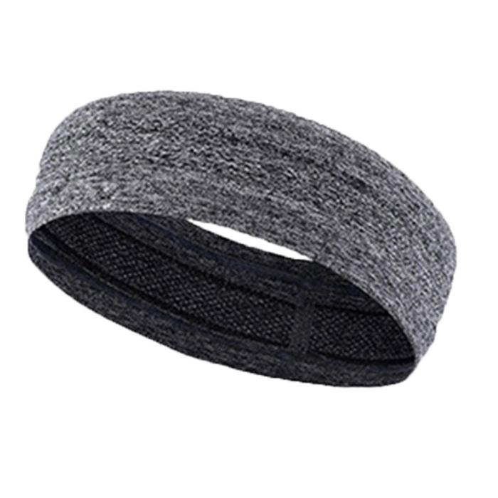 OEM - Elastic Fabric Pannband Running Fitness - Grå