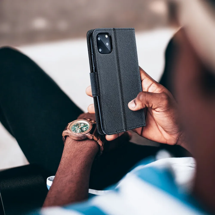 OEM - Galaxy A36 Plånboksfodral Fancy - Svart