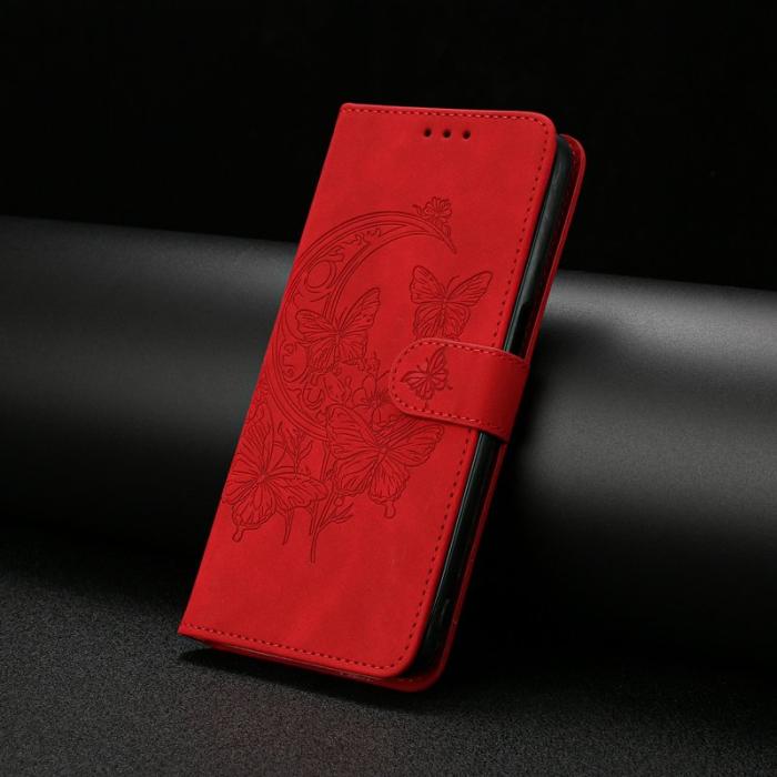 OEM - Samsung Galaxy S26 Ultra Fodral Konstläder Ställ - Röd