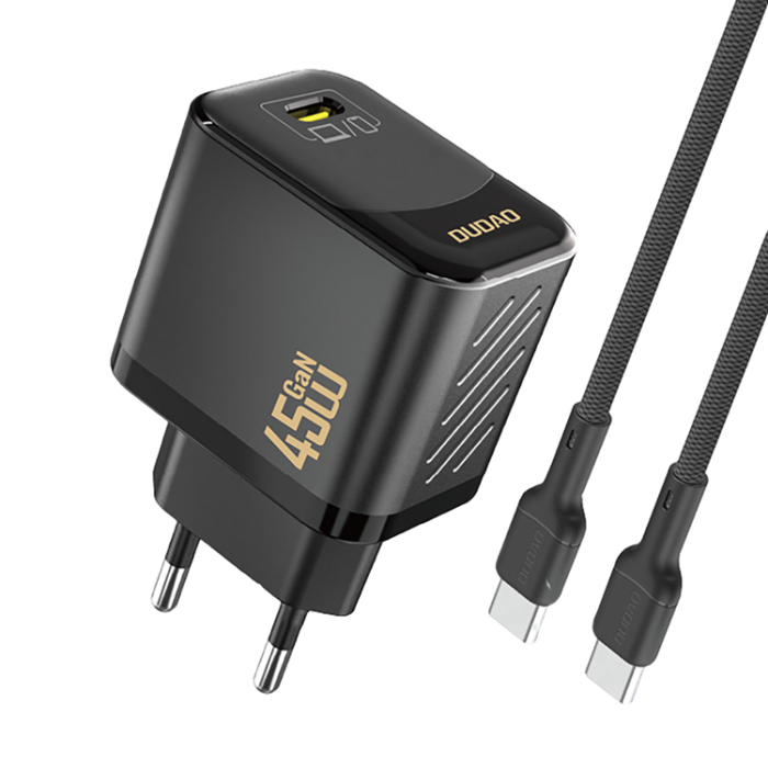 Dudao - Dudao Väggladdare USB-C 45W med USB-C Kabel 1m