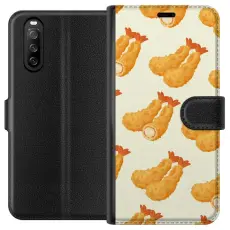 Gustaf - Pl&aring;nboksfodral till Sony Xperia 10 III med R&auml;kor