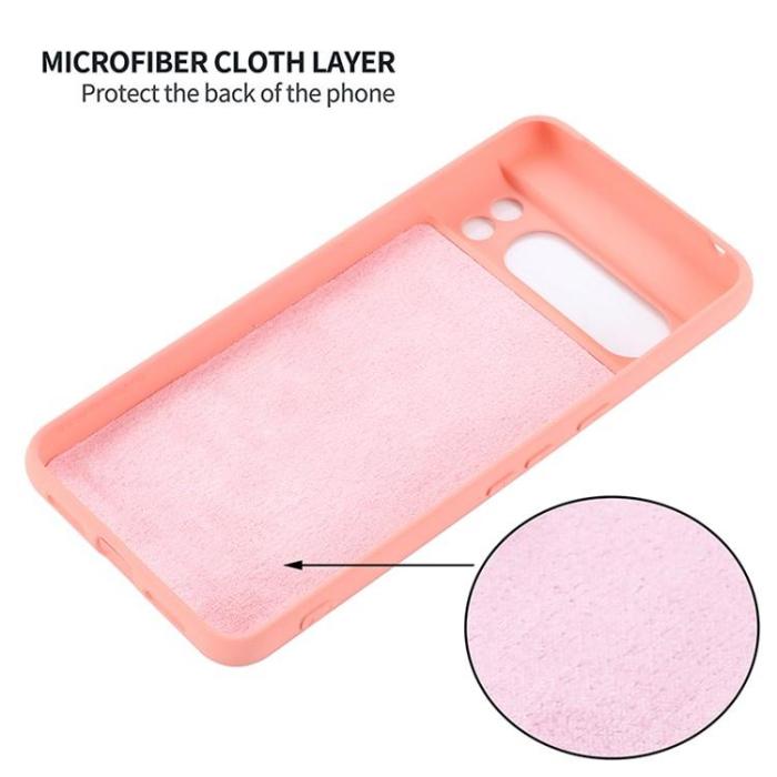 A-One Brand - Google Pixel 8 Mobilskal Liquid Silikon - Rosa
