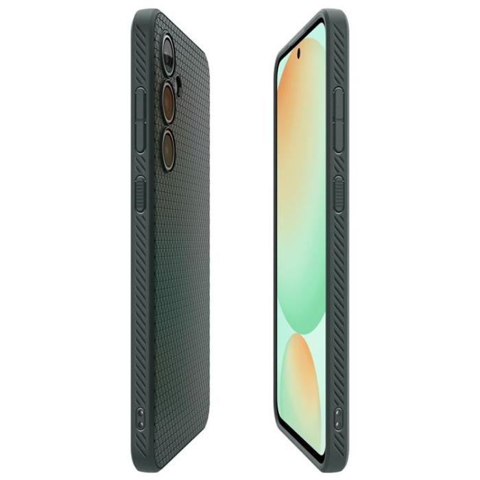 Spigen - Spigen Galaxy S24 FE Mobilskal Liquid Air - Abyss Grön