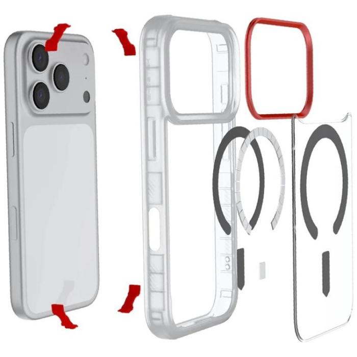 Ghostek - Ghostek iPhone 17 Pro Mobilskal MagSafe Covert - Transparent