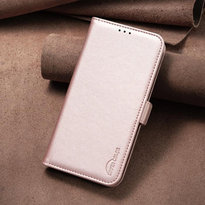 BINFEN COLOR - BINFEN Samsung Galaxy S26 Pro Plånboksfodral Konstläder Flip Folio - Rosa