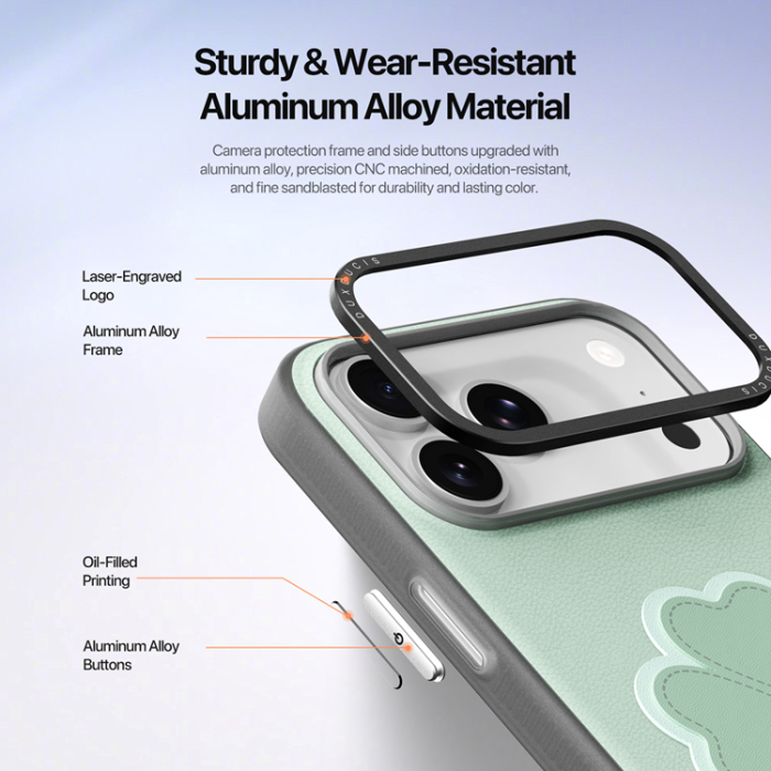 Dux Ducis - DUX DUCIS iPhone 17 Pro Max Mobilskal Fingerring/Rem Luvy Series