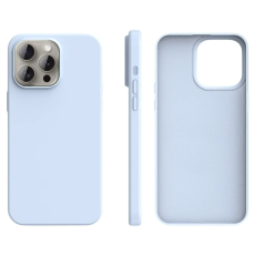 A-One Brand - iPhone 15 Pro Max Mobilskal Ultra Thin Silikon - Glacier Blå