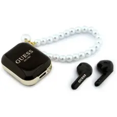 Guess - Guess TWS In-Ear H&ouml;rlurar Pearl Strap - Svart