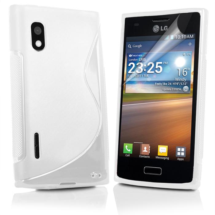UTGATT4 - FlexiCase Skal till LG Optimus L5 - E610 - (Vit)