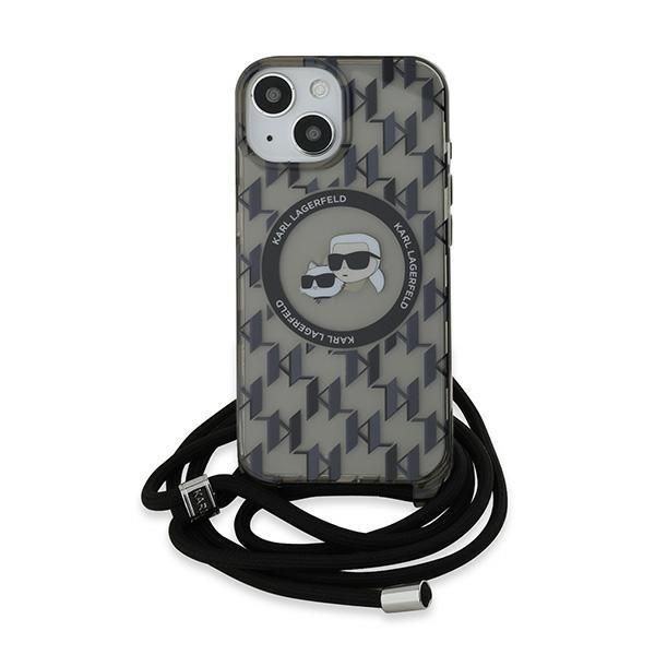 Karl Lagerfeld iPhone 15/14/13 Mobilskal MagSafe IML Crossbody - Svart | 2353 | AlltMobil