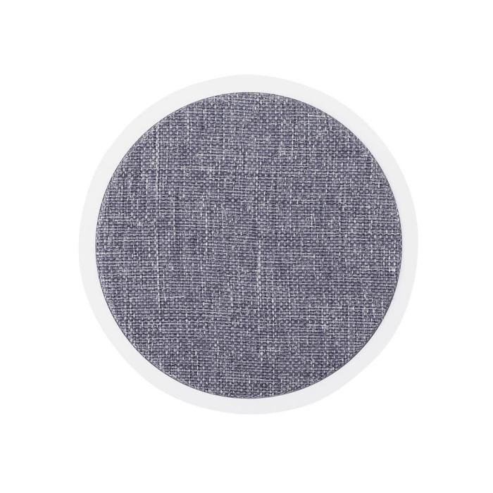 GEAR - GEAR - Trådlös QI Laddare USB-C Ansl. 15W Vit med Grå Textil