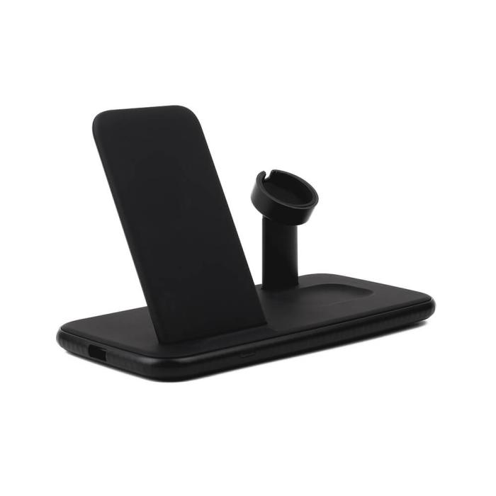 GEAR - GEAR - Trådlös Trippel QI Laddare USB-C Ansl. 20W