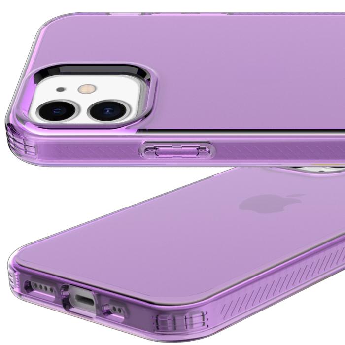 A-One Brand - TPU Skal iPhone 12 & 12 Pro - Lila
