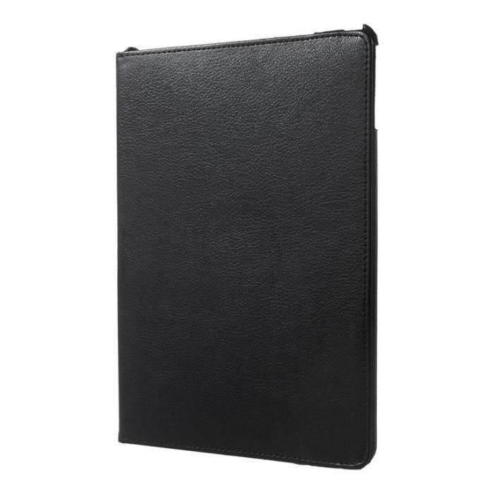 OEM - iPad 9.7 (2017/2018/Air/Air2) Fodral Litchi - Svart