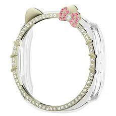 A-One Brand - Galaxy Watch 8 (40mm) Skal Cat Ear Decor Hollow PC - Starlight