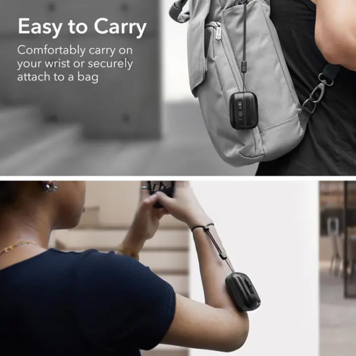 ESR - ESR Airpods Pro 1/2 Skal Magsafe Pulse Halolock - Svart