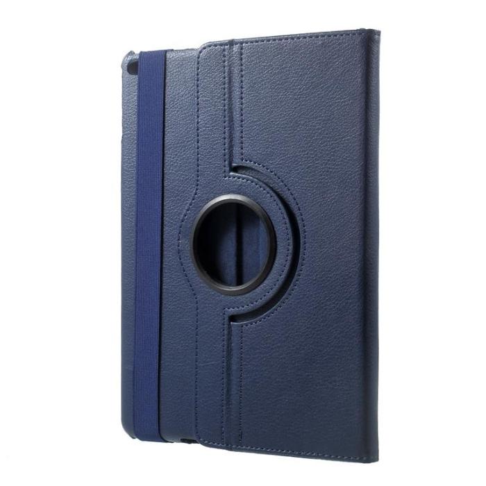 UTGATT1 - iPad 9.7 (2017/2018/Air/Air2) Fodral Litchi - Blå