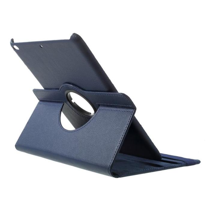 UTGATT1 - iPad 9.7 (2017/2018/Air/Air2) Fodral Litchi - Blå