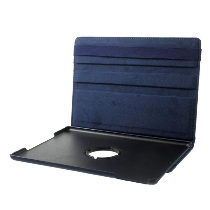 UTGATT1 - iPad 9.7 (2017/2018/Air/Air2) Fodral Litchi - Blå
