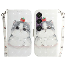 A-One Brand - Sony Xperia 1 VII Plånboksfodral med Handledsrem - Cat