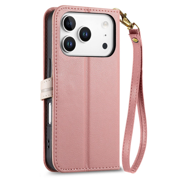 A-One Brand - iPhone 17 Pro Max Plånboksfodral Leaf Magnetiskt Spänne Konstläder