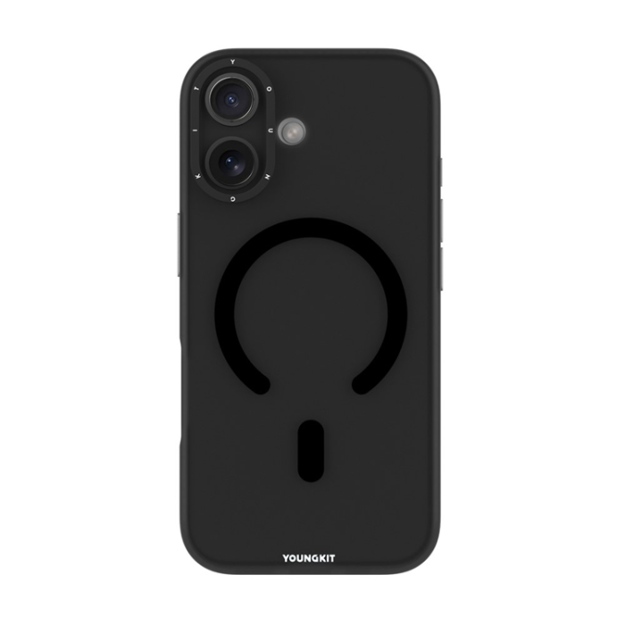 YOUNGKIT - YOUNGKIT iPhone 17 Mobilskal MagSafe PET TPU - Svart