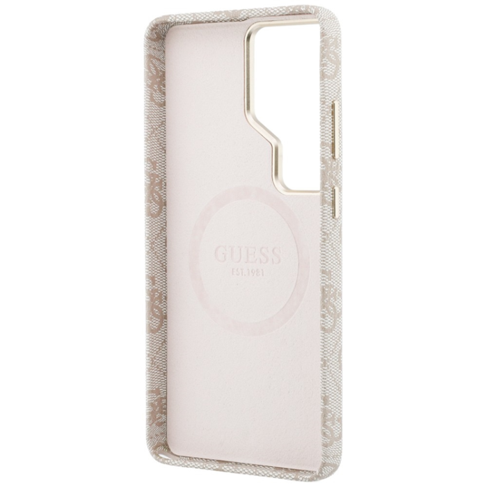 Guess - Guess Mobilskal För Galaxy S26 Ultra MagSafe 4G Triangle Logo - Rosa