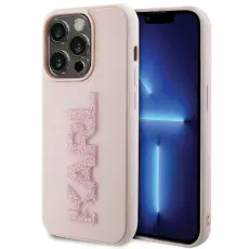KARL LAGERFELD - Karl Lagerfeld iPhone 15 Pro Max Mobilskal 3D Glitter Logo